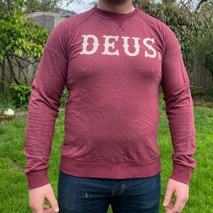 Men’s XL maroon Deus Ex Machina sweatshirt